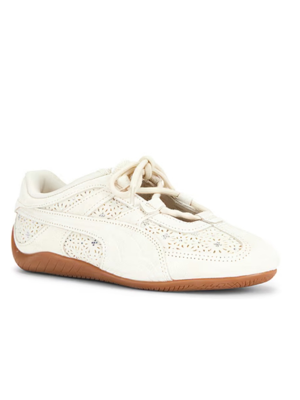Puma Speedcat Go Bejeweled Sneakers Alpine Snow Women’s Cream suede Revolve 9